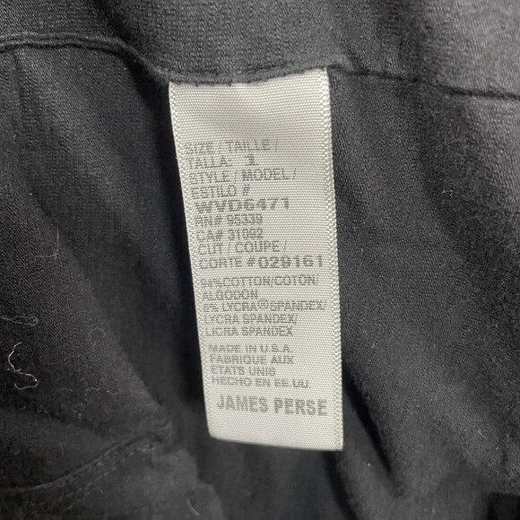 STANDARD JAMES PERSE Womens Blouson Dress Lightweight Stretch Size 1 Black EUC - Picture 7 of 7